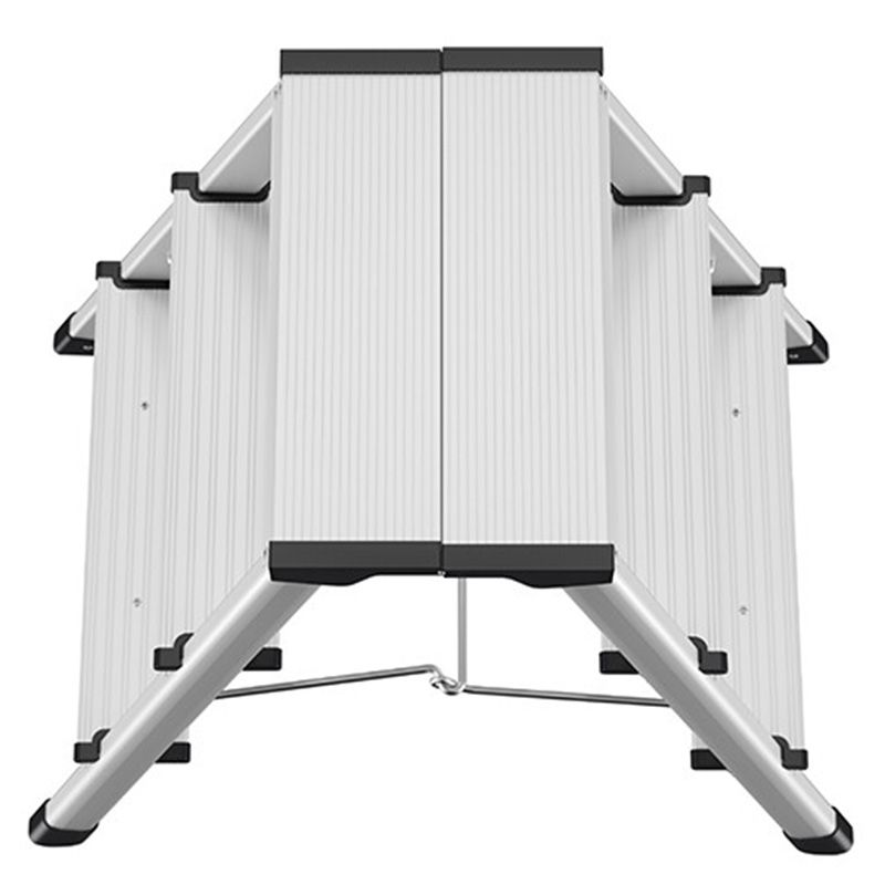Marchepied double accès pliant en aluminium  3 marches dessus Marchepied double accès pliant en aluminium  3 marches dessus