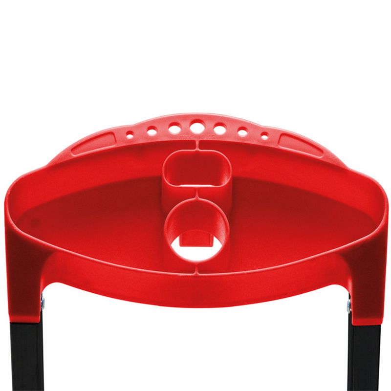 Escabeau pliant roulant avec rampe en aluminium porte outil