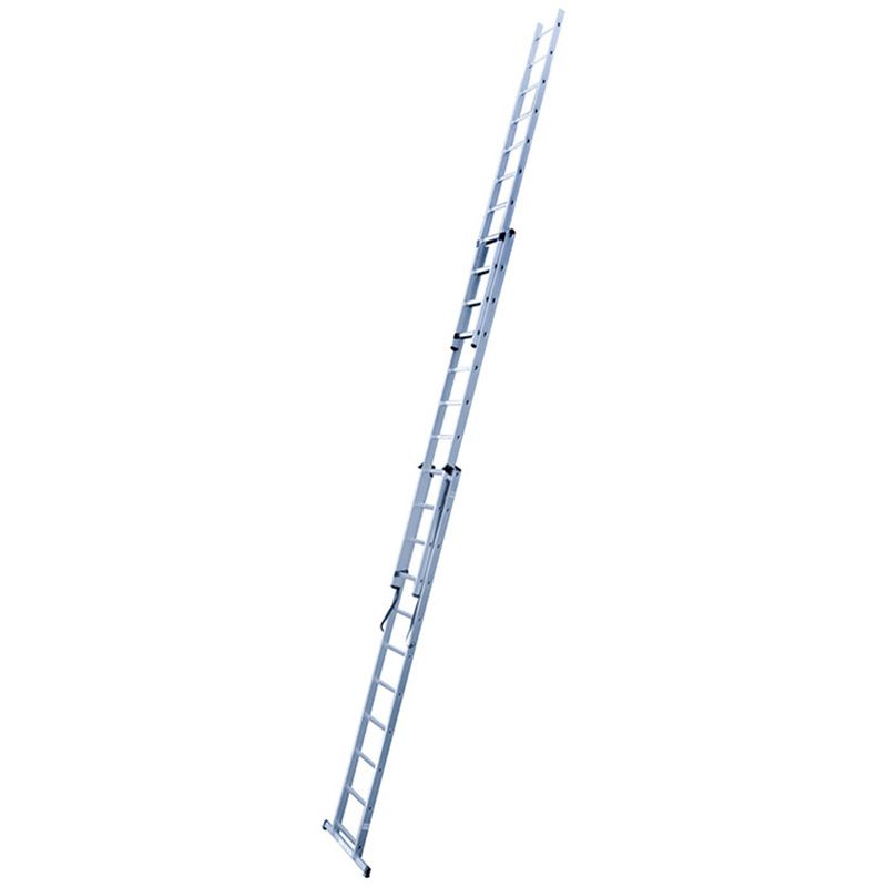 Echelle transformable 3 plans en aluminium 11 barreaux echelle d'appui