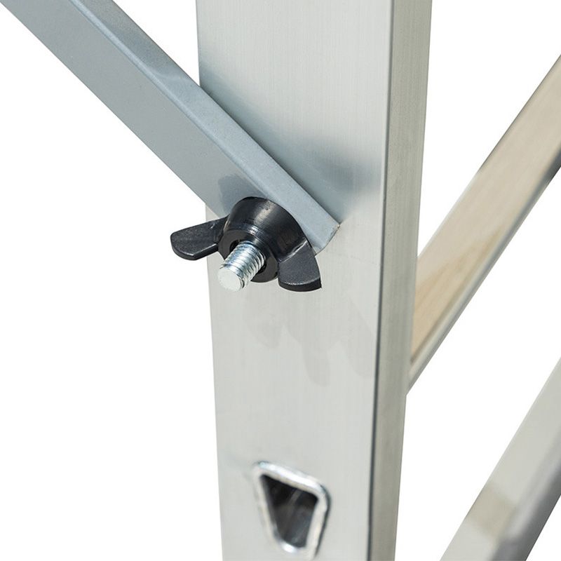 Echafaudage roulant de jardin tout terrain en aluminium 3m attache repose pieds