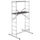 Echafaudage escalier avec trappe intérieur et extérieur 4 m