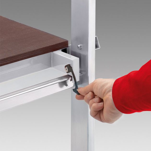 Echafaudage pour escalier intérieur et extérieur en aluminium crochet de sécurité Echafaudage pour escalier intérieur et extérieur en aluminium crochet de sécurité