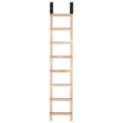 Extension échelle de toit plate en bois
