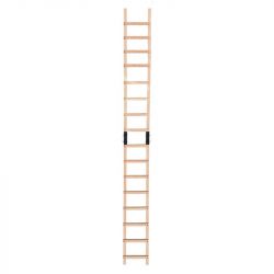 Echelle de toit plate en bois 2x8 echellons