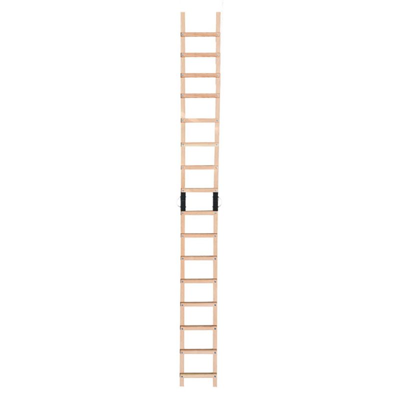 Echelle de toit plate en bois 2x8 echellons  Echelle de toit plate en bois 2x8 echellons