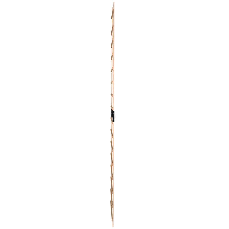 Echelle de toit plate en bois 2x8 echellons coté Echelle de toit plate en bois 2x8 echellons coté