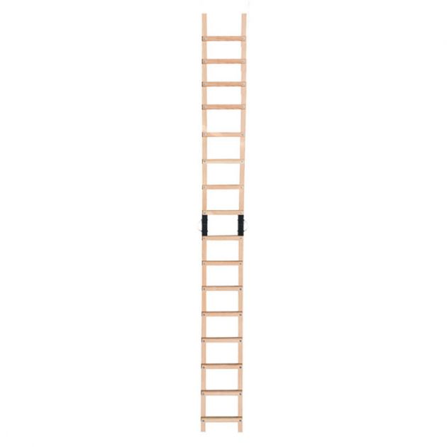 Echelle de toit plate en bois 2x10 echellons  Echelle de toit plate en bois 2x10 echellons
