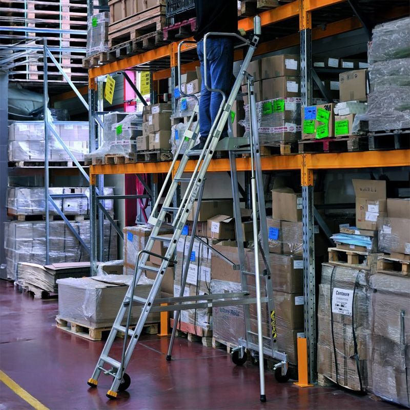 Plateforme de rayonnage ERM exemple d'utilisation