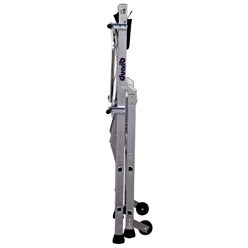 Plateforme individuelle de travail T REX Autostable 2 marches plié coté Plateforme individuelle de travail T REX Autostable 2 marches plié coté
