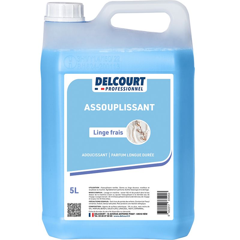 Assouplissant textile bidon de 5 L Delcourt