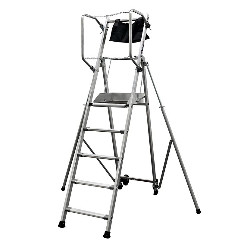 Plateforme individuelle de travail T REX Avec stabilisateur 5 marches  Plateforme individuelle de travail T REX Avec stabilisateur 5 marches