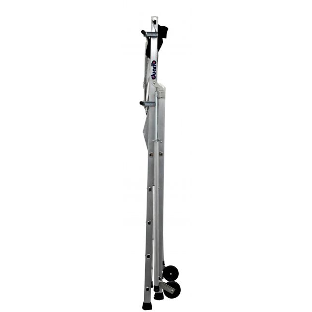 Plateforme individuelle de travail T REX Avec stabilisateur 6 marches plié coté Plateforme individuelle de travail T REX Avec stabilisateur 6 marches plié coté
