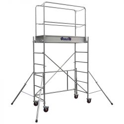 Echafaudage roulant en acier pliable ROLLY 3,80m