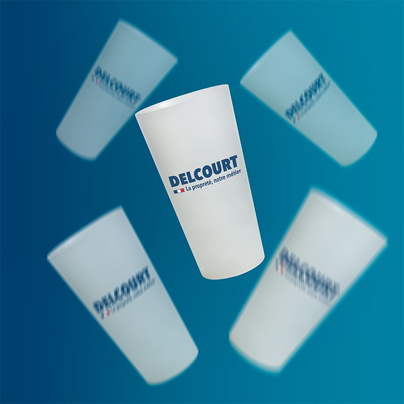 Gobelet personnalisé transparent 33 cl x 250 AMBIANCE Gobelet personnalisé transparent 33 cl x 250 AMBIANCE