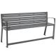 Banc public en métal senior 180 cm acier