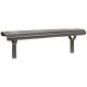 Banc public sans dossier en acier 150 cm OSLO