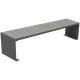 Banc public sans dossier acier 180 cm KUB