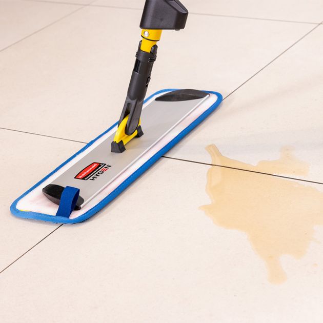 Frange de lavage microfibre 40 cm pour Balai Pulse Rubbermaid nettoie les taches