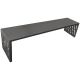 Banc public sans dossier en métal 180 cm acier