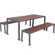Table de pique-nique plastique recyclé et acier