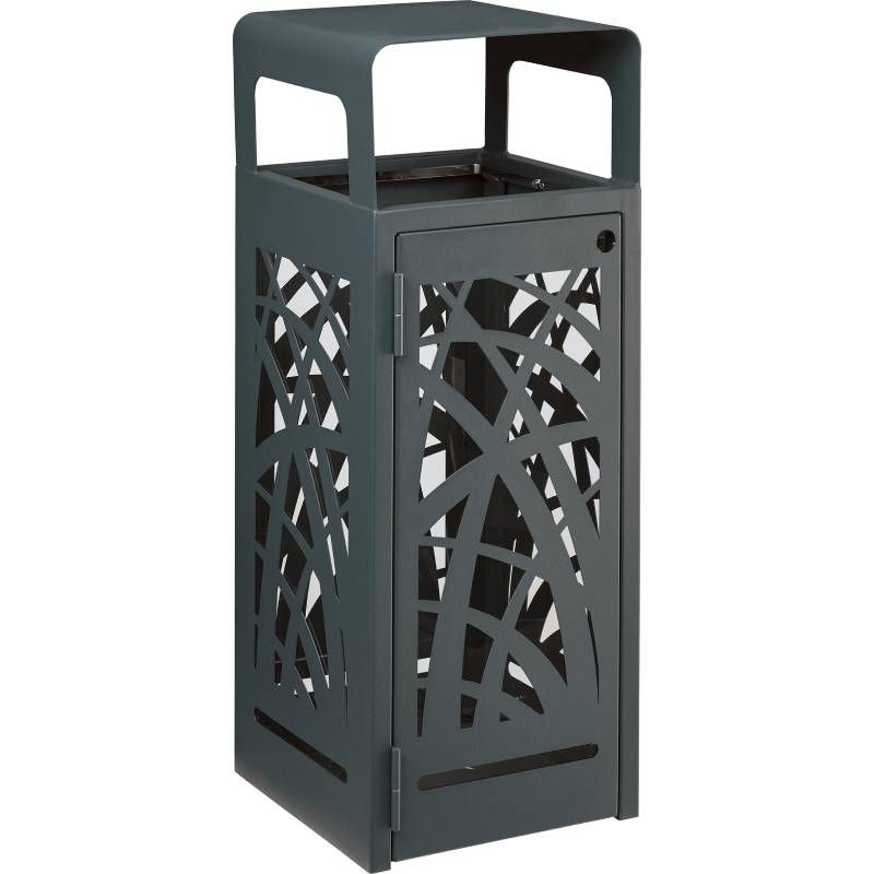 Poubelle publique vigipirate anti-nuisibles Cybel 110 L gris Poubelle publique vigipirate anti-nuisibles Cybel 110 L gris