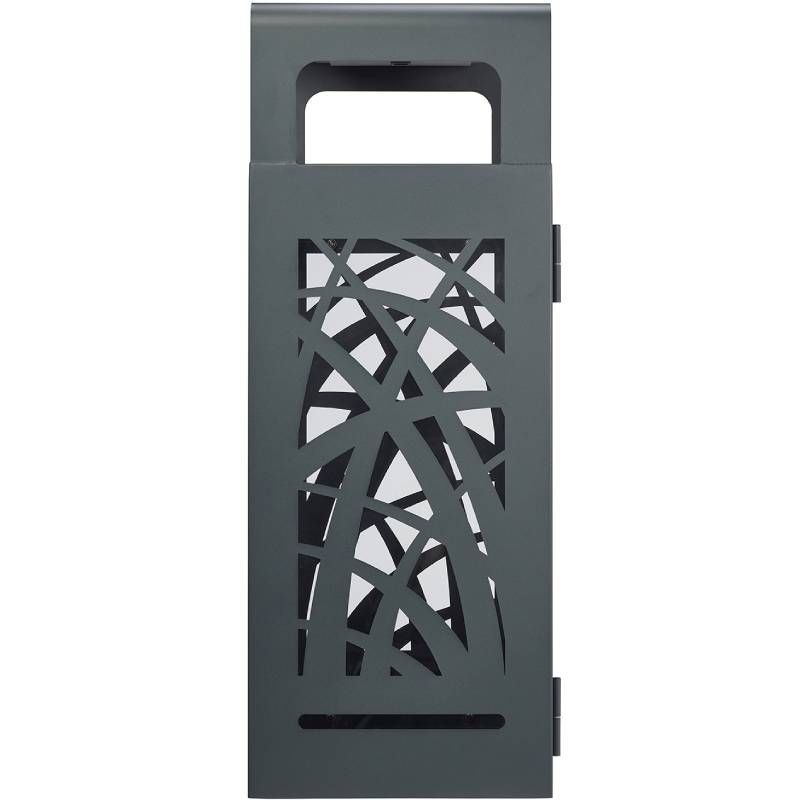 Poubelle cendrier vigipirate anti-nuisibles Cybel 110 L gris cote Poubelle cendrier vigipirate anti-nuisibles Cybel 110 L gris cote