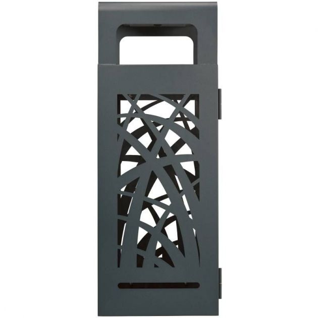 Poubelle cendrier vigipirate Cybel 110 L gris cote Poubelle cendrier vigipirate Cybel 110 L gris cote