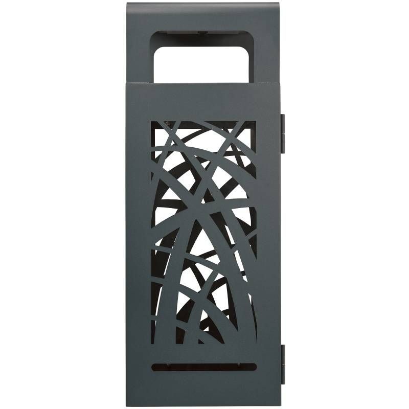 Poubelle cendrier vigipirate Cybel 110 L gris cote Poubelle cendrier vigipirate Cybel 110 L gris cote