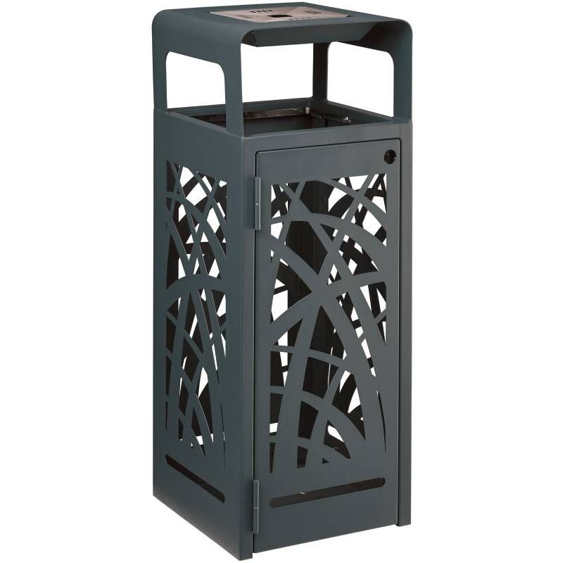 Poubelle cendrier vigipirate Cybel 110 L gris Poubelle cendrier vigipirate Cybel 110 L gris