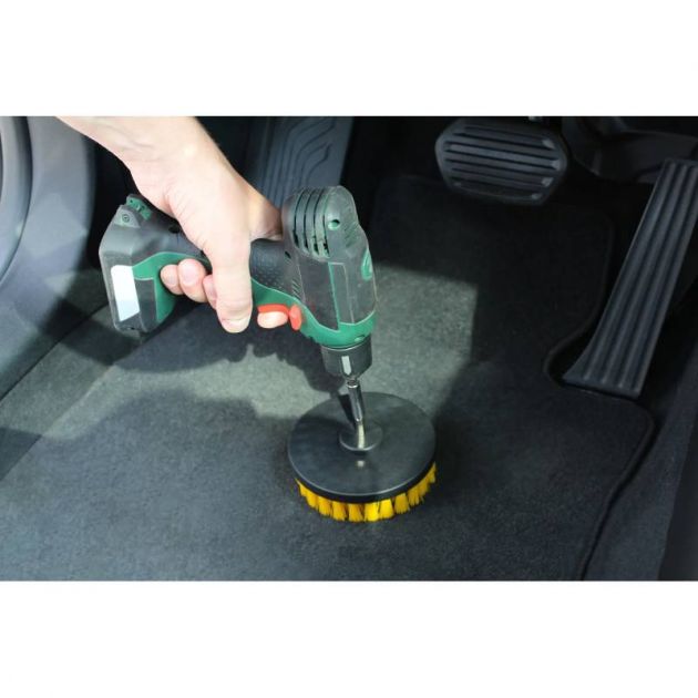 Lot de 4 brosses poils durs pour visseuse