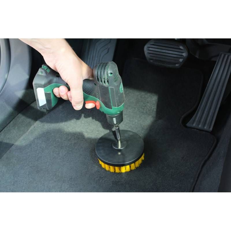 Lot de 4 brosses poils durs pour visseuse