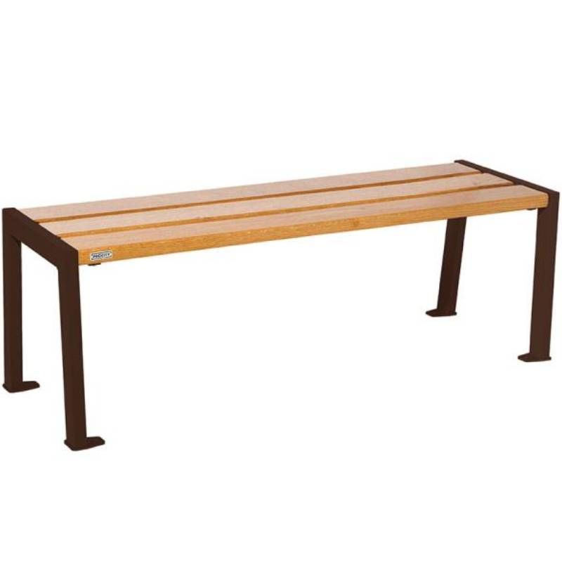 Banquette Procity Silaos chêne clair 120 cm marron