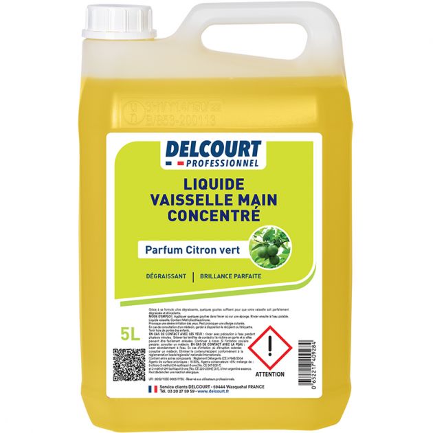 Liquide vaisselle mains concentré citron Delcourt Liquide vaisselle mains concentré citron Delcourt