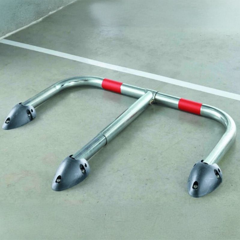 Barrière de parking 3 pieds rabattable design pliée Barrière de parking 3 pieds rabattable design pliée