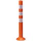 Balise de signalisation flexible mémoire de forme à fixer