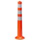Balise de signalisation flexible renforcée à mémoire de forme