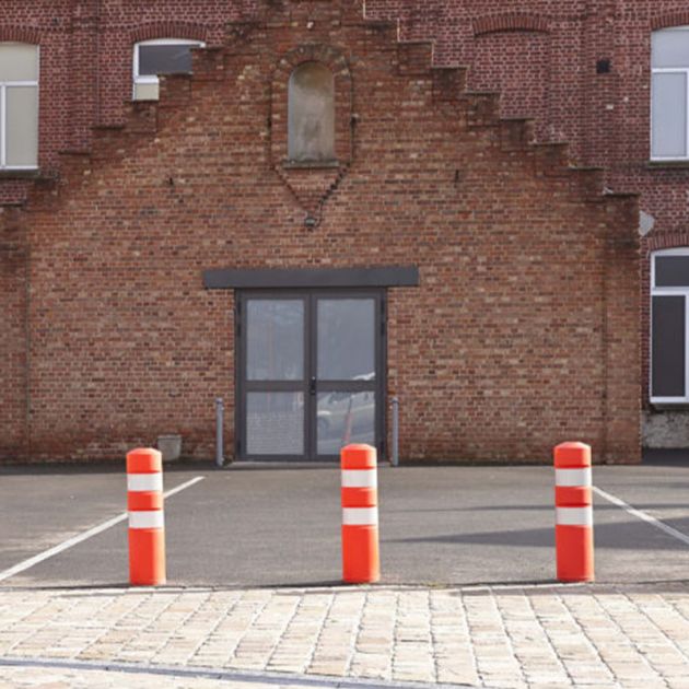 Poteau de délimitation XXL en situation Poteau de délimitation XXL en situation