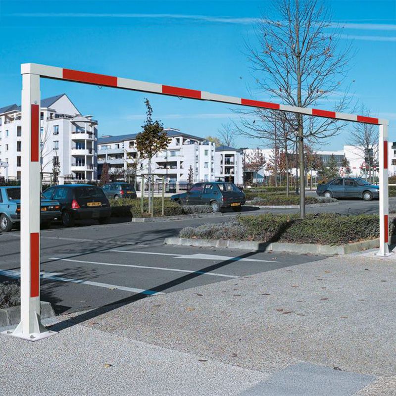 Portique universel fixe - sans tirant hauteur fixe 2200 mm - lg de 3850 à 5200 mm parking Portique universel fixe - sans tirant hauteur fixe 2200 mm - lg de 3850 à 5200 mm parking