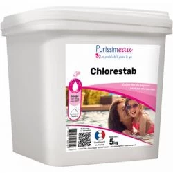 Stabilisant de chlore en granulés Chlorestab Purissimeau seau de 5 kg