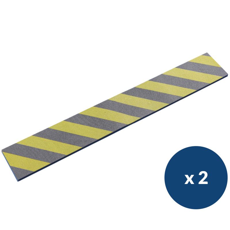Mousse de protection carrosserie lot de 2 noir et jaune Mousse de protection carrosserie lot de 2 noir et jaune