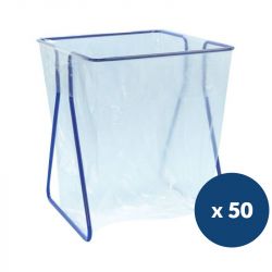 Sac poubelle percé 1000 litres x 50