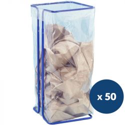 Sac poubelle conteneur 400 litres PEHD x 50