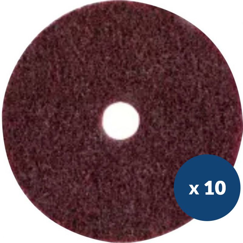 Disque de nettoyage sans chimie pour décapage sol thermoplastique x 10