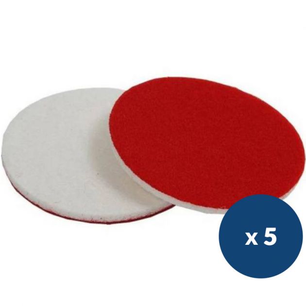 Pad Bleu Pour Monobrosse - Diamètre 457 Mm (18'') - Pour Décapage Et Nettoyage De Sols, Polyvalent Et Durable