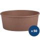 Bol carton kraft brun 1300 ml Ø18,5 cm x50