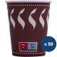 Gobelet carton chaud froid x50
