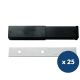 Lame grattoir Unger acier inoxydable - Lot de 25