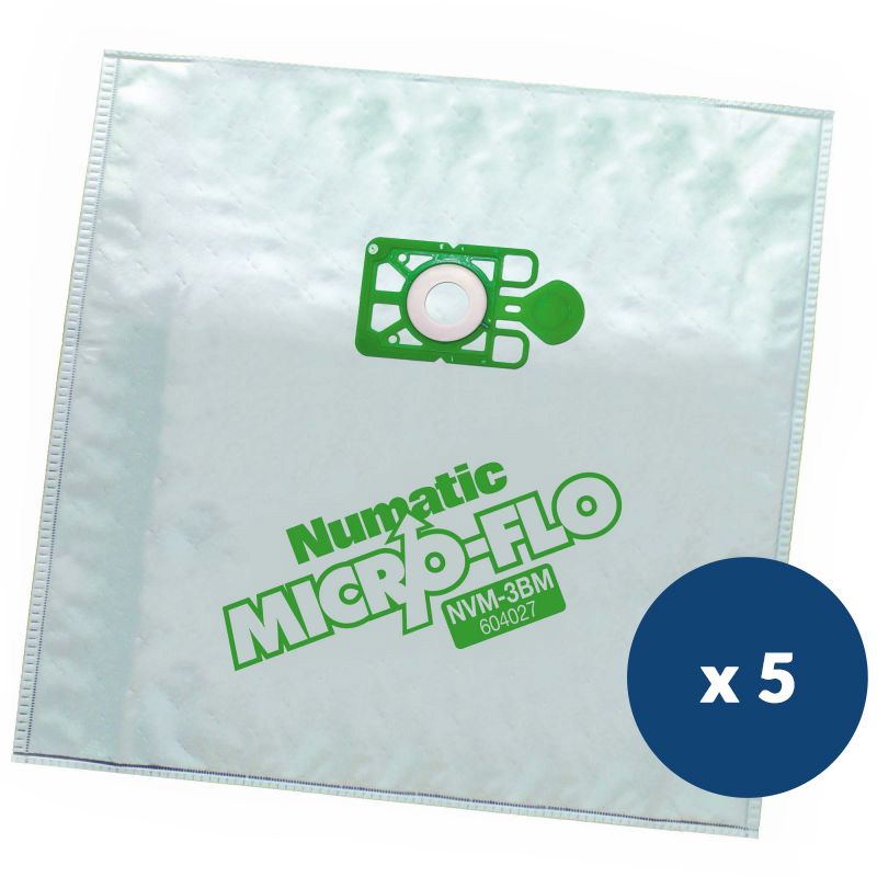 Sac aspirateur Numatic MicroFlo 25L x5