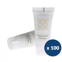 Gel douche shampoing hôtel x100 tubes 25 ml