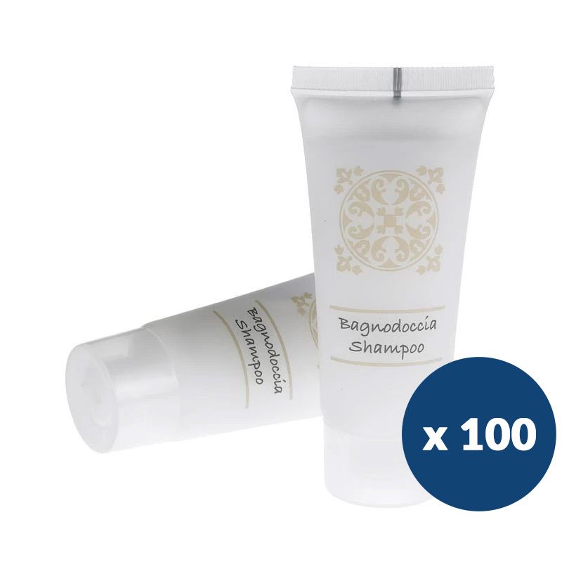 Gel douche shampoing hôtel x100 tubes 25 ml